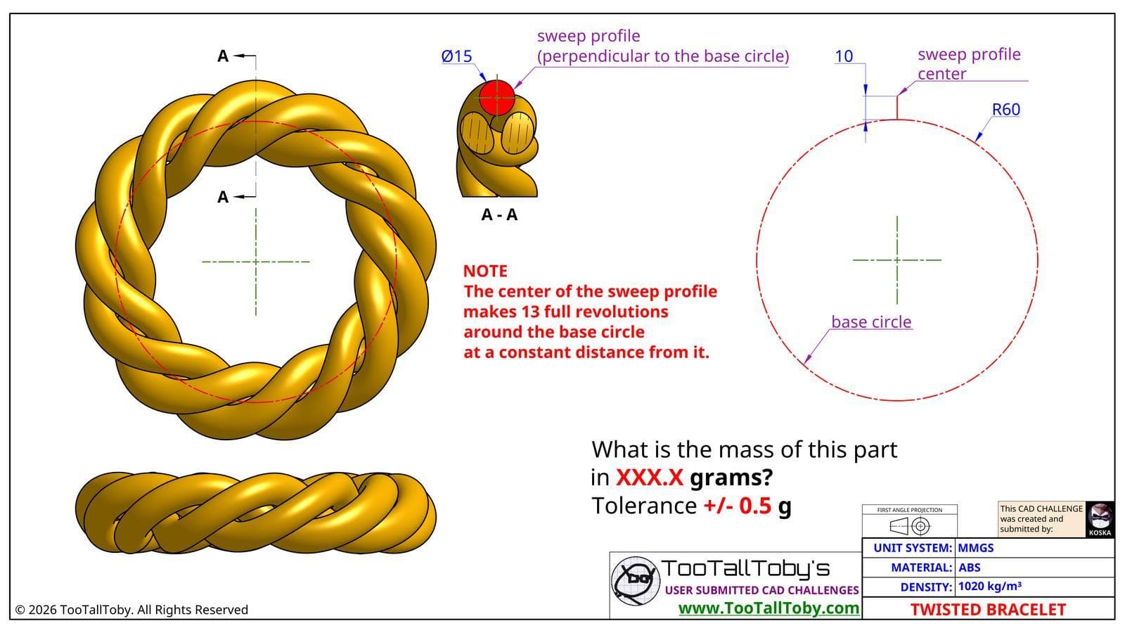 Too Tall Toby twisted bracelet practice drawing